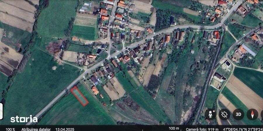 Teren de 1500 mp, în Cetariu