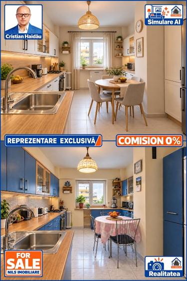 Apartament cu 4 camere decomandat în Calea Călărașilor