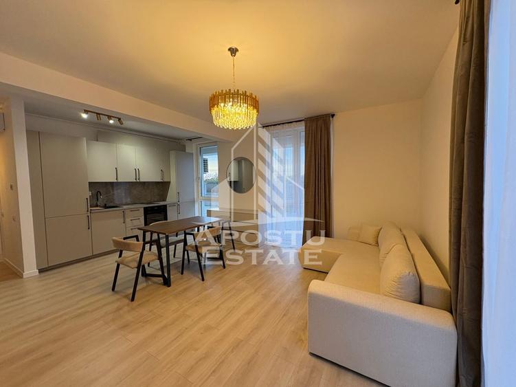 Apartament cu 2 camere decomandat, mobilat în Torontalului