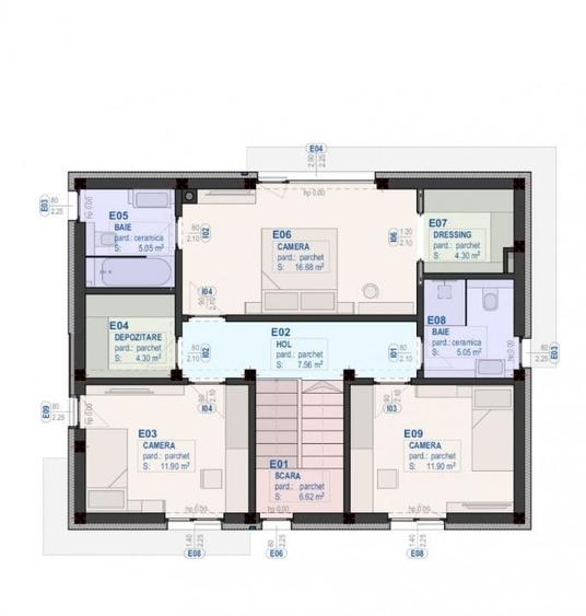 Casă cu 4 camere cu Teren 410 Mp în Apahida