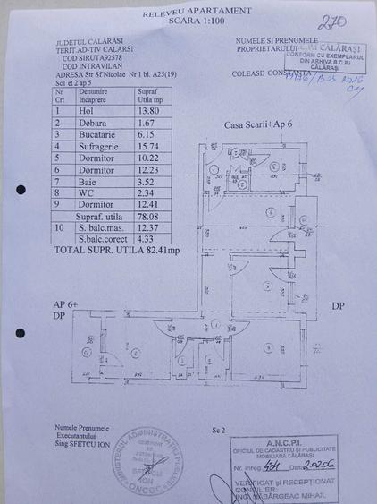 Apartament cu 4 camere semidecomandat în Exterior Vest