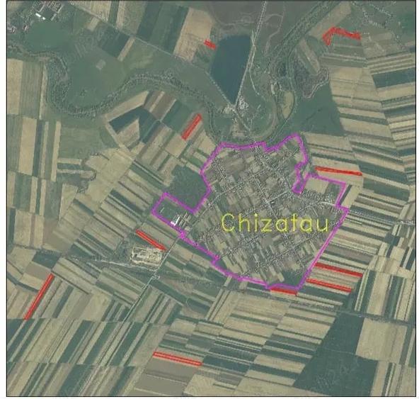 Teren de 66600 mp, în Chizătău