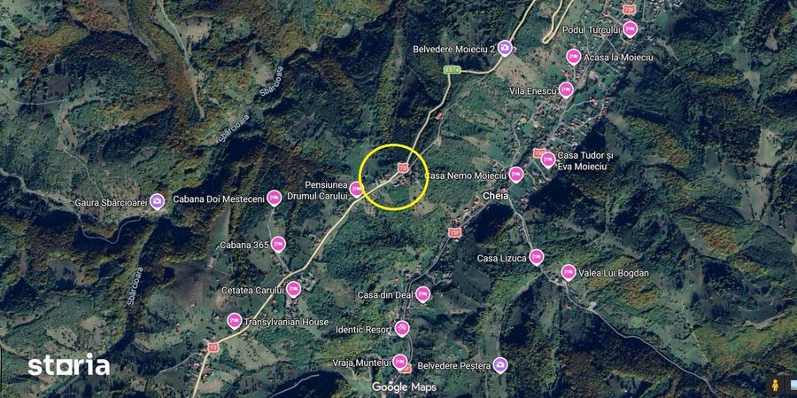 Teren de 2000 mp, în Moieciu