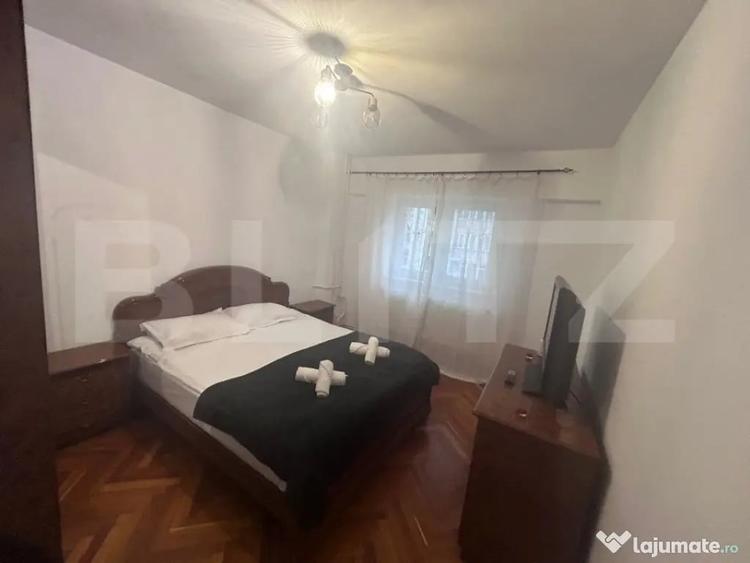 Apartament cu 3 camere decomandat, mobilat în George Enescu