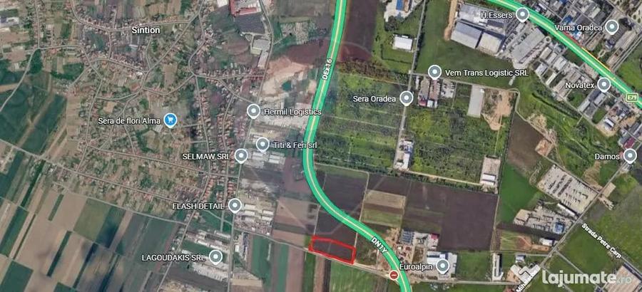 Teren intarvilan de vanzare in zona industriala - 2