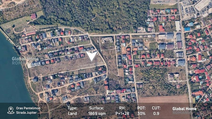 Teren dezvoltare | 1.869 mp | PUD aprobat | Str. Jupiter, Pantelimon - 9