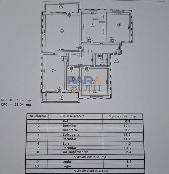 Apartament 4 camere - Ultracentral / Bd. RomanMușat - 12