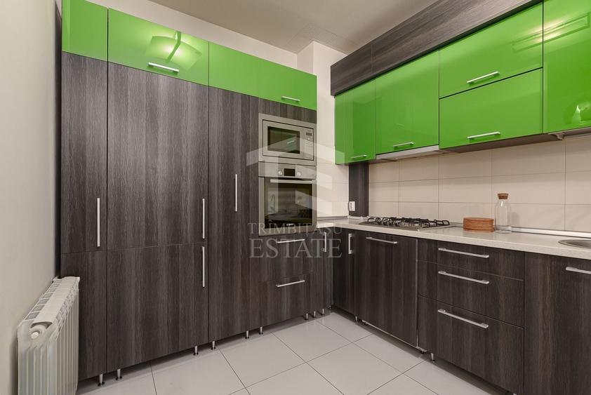 Apartament cu 2 camere semidecomandat, mobilat în Băneasa