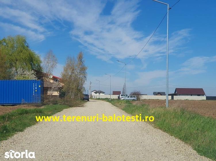Teren Balotesti 600 mp,langa casa locuita,electricitate ,gaz-70 metri - 3