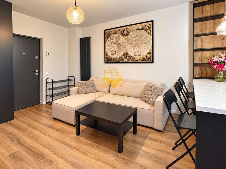 Apartament cu 2 camere semidecomandat, mobilat în Mărăști