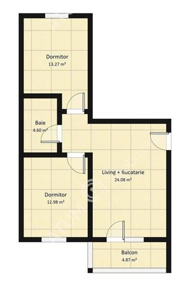 Apartament modern cu 3 camere cu balcon la etajul 1 in Selimbar - 10
