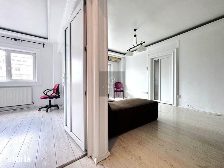 Apartament cu 2 camere semidecomandat în Moșilor