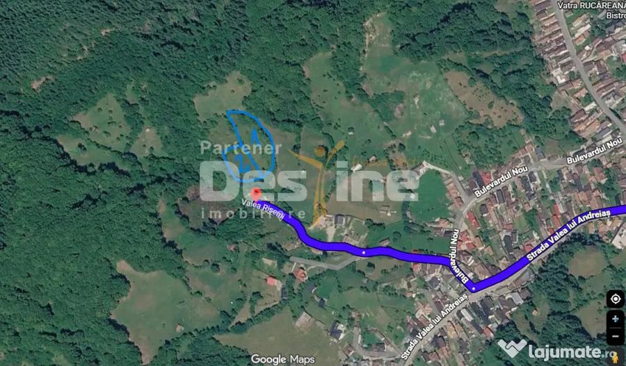 Teren de 5000 mp, în Rucăr