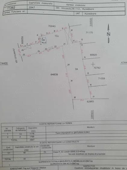 Teren de 2947 mp, în Central