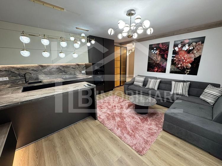 Apartament cu 3 camere semidecomandat în Tudor