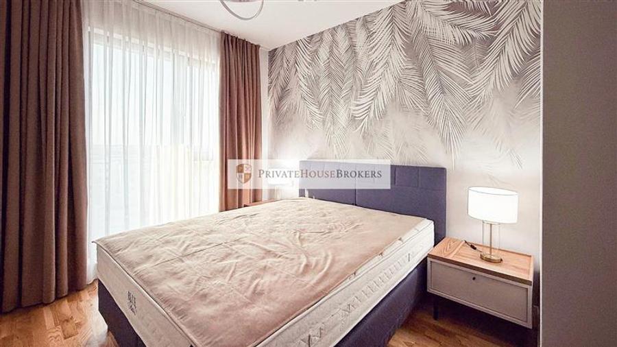 Apartament cu 2 camere semidecomandat, mobilat în Băneasa