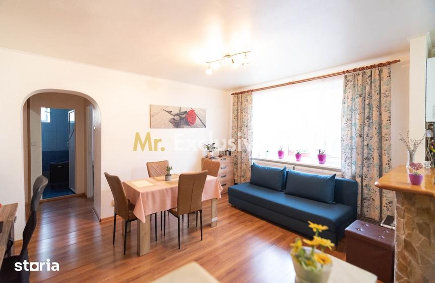 Apartament cu 3 camere semidecomandat în Trivale