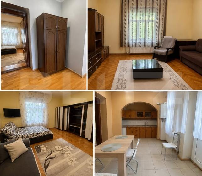 Apartament cu 3 camere semidecomandat, mobilat în Elisabetin