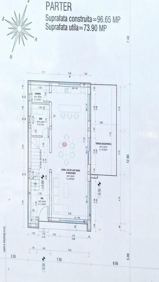 Casă individuală cu 4 camere cu Canalizare în Sânpetru