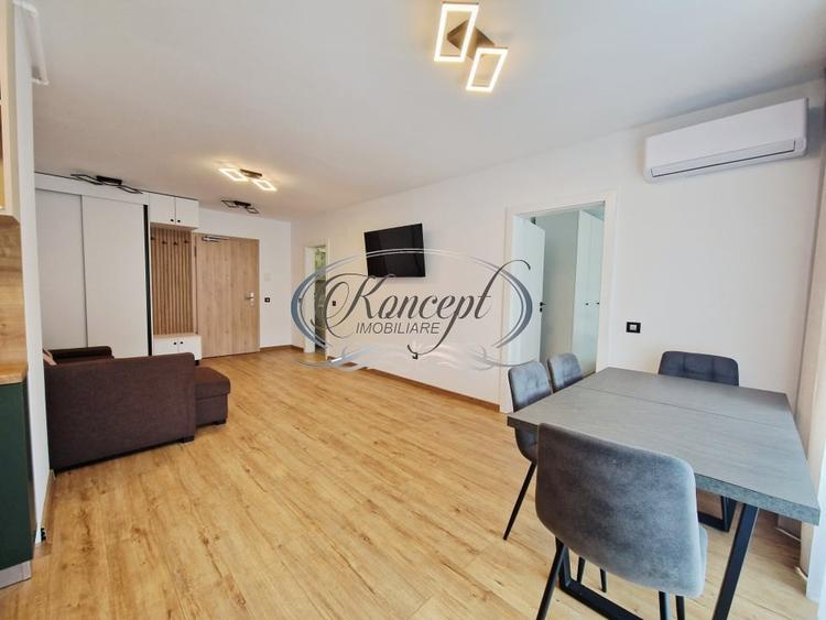 Apartament cu 2 camere semidecomandat, mobilat în Florești