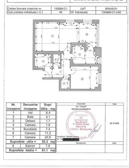 Apartament cu 2 camere decomandat în Griviței