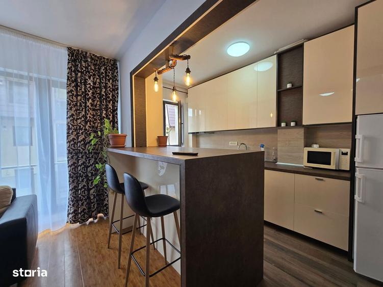 Apartament cu 2 camere semidecomandat, mobilat în Dobroești
