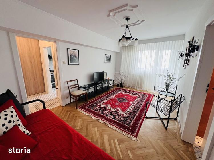 Apartament cu 2 camere, mobilat în Moșilor
