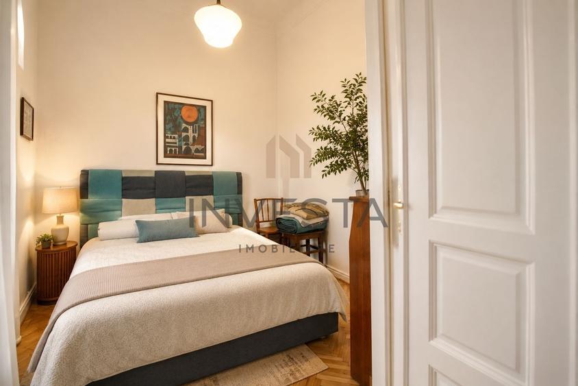 Apartament cu 3 camere semidecomandat, mobilat în Ultracentral