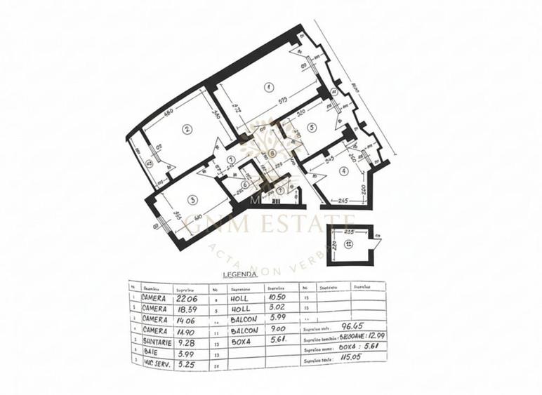 Apartament cu 4 camere decomandat în 13 Septembrie