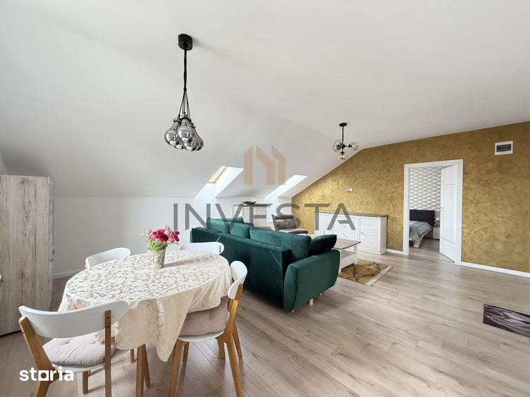 Apartament cu 2 camere semidecomandat, mobilat în Europa
