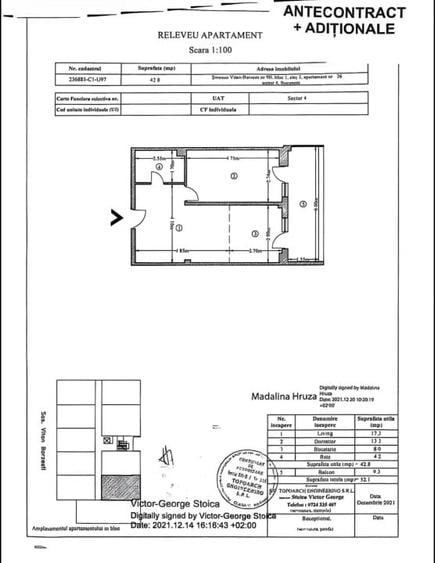Apartament cu 2 camere, mobilat în Vitan-Bârzești