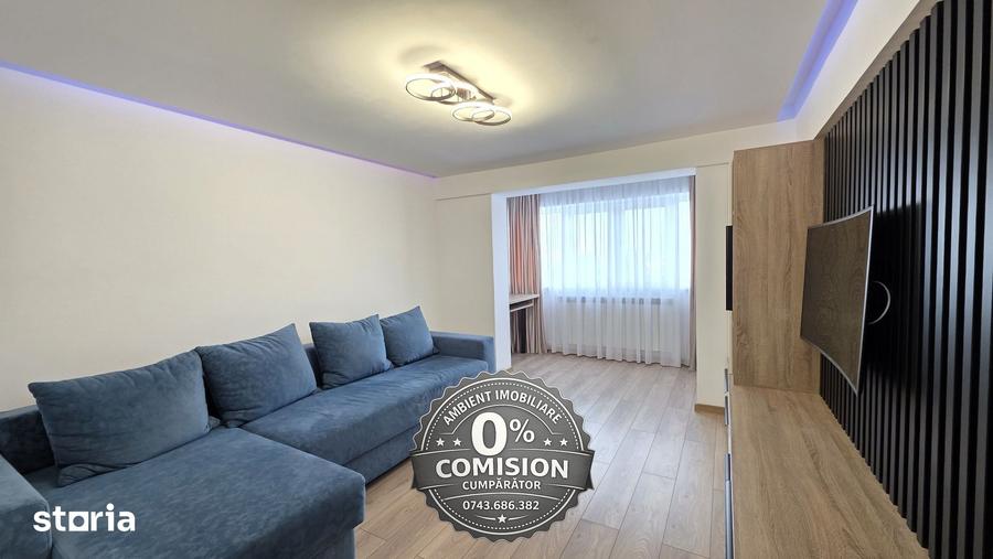 Apartament cu 3 camere, mobilat în Central