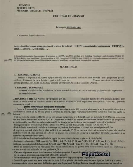 Teren Construcții intravilan de 20000 mp, în Ferme