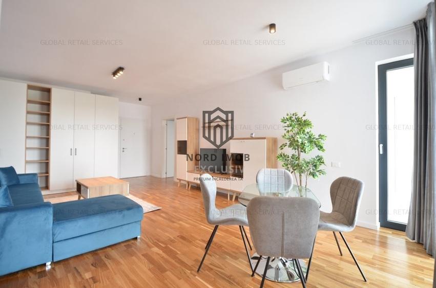 Apartament cu 2 camere semidecomandat, mobilat în Aviației