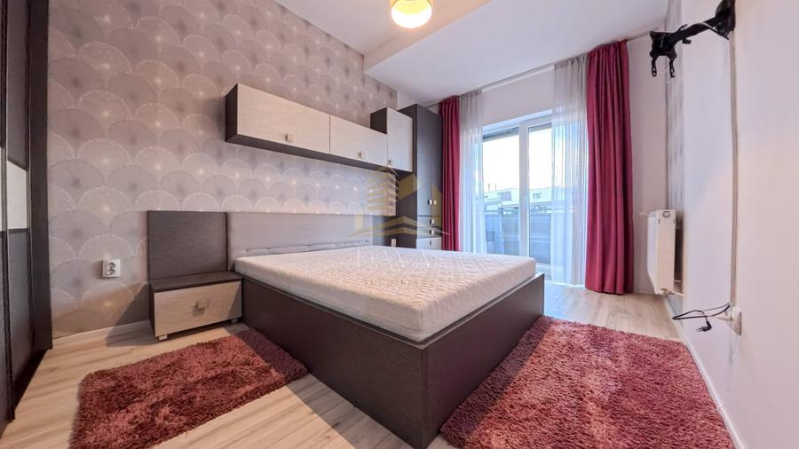 Apartament cu 2 camere semidecomandat, mobilat în Bună Ziua