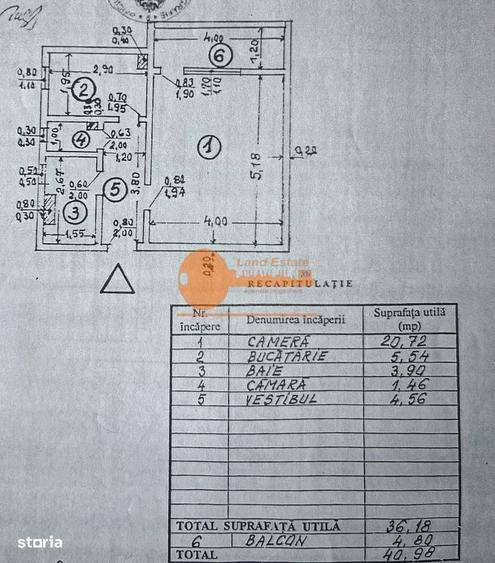 Garsonieră în Lujerului