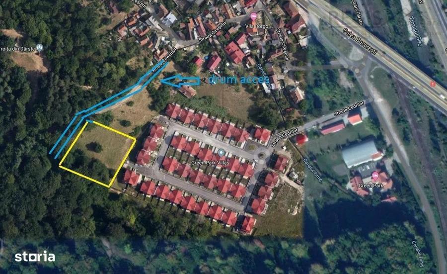 Teren Construcții intravilan de 2900 mp, în Dârste