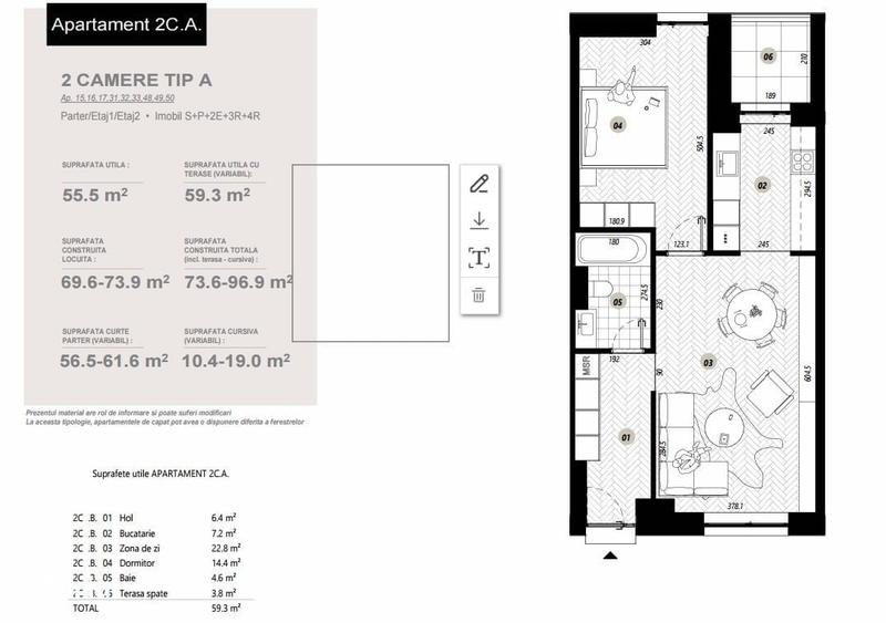 Apartament cu 2 camere în Central — fotografia 1