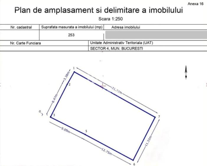 Apărătorii Patriei - Teren 253 mp – 10 Minute de Metrou - 1