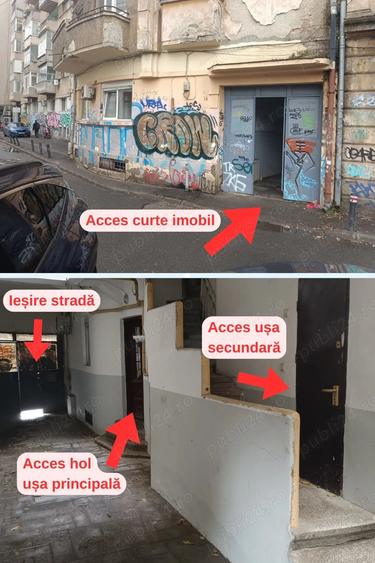 Apartament cu 3 camere decomandat în Calea Victoriei