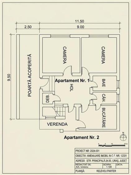 Casă individuală cu 8 camere cu Canalizare în Central