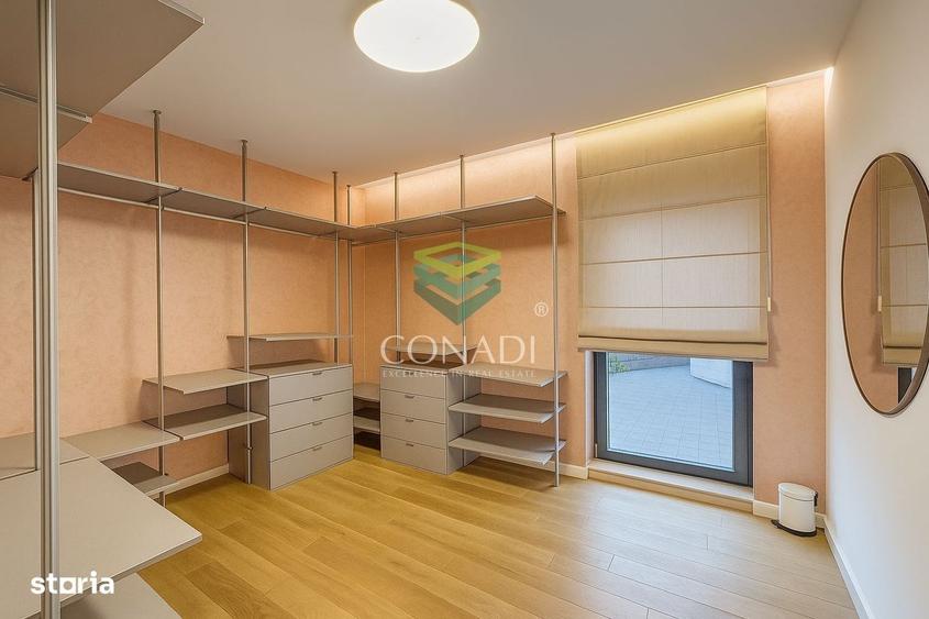 Apartament cu 4 camere, mobilat în Herăstrău