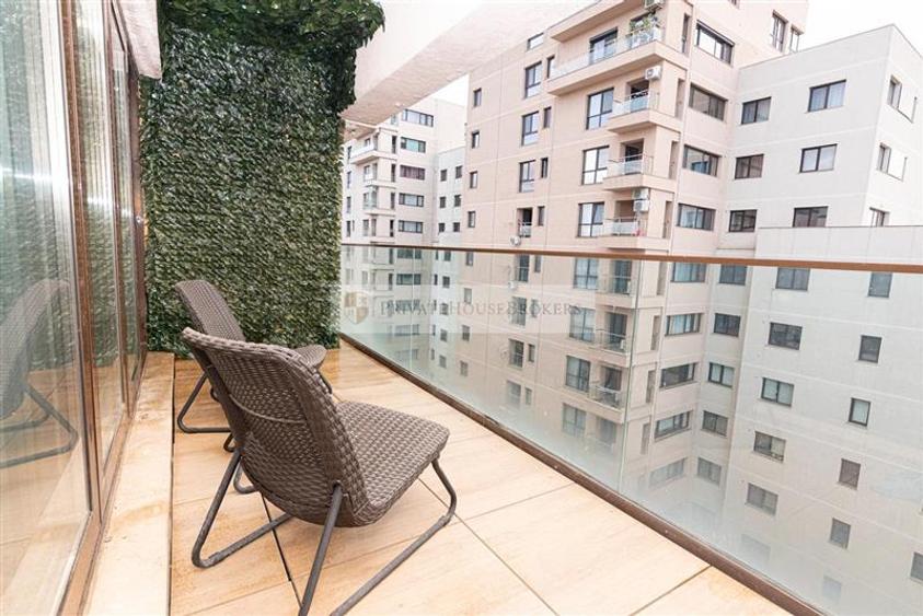 Apartament cu 2 camere semidecomandat, mobilat în Pipera
