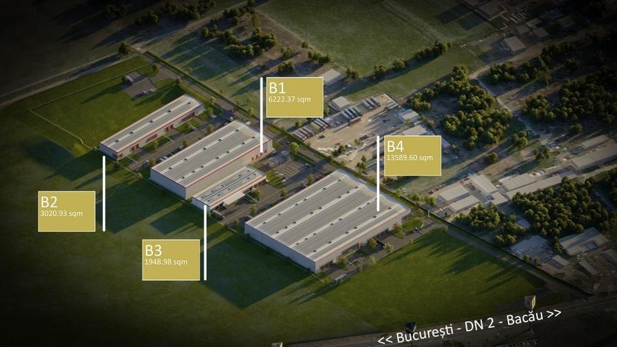 Spațiu industrial, de 13,455 mp, în Sud