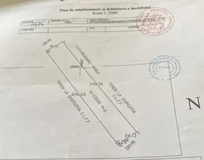 Teren intravilan constructii 10.000 mp oras Giurgiu / Sos. Sloboziei - 1