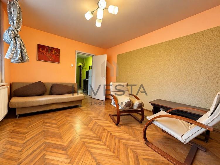 Apartament cu 2 camere semidecomandat, mobilat în Gheorgheni
