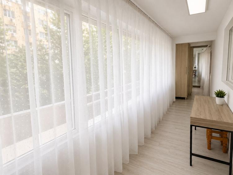 Apartament cu 2 camere semidecomandat, mobilat în Tineretului