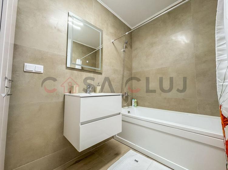 Apartament cu 2 camere semidecomandat, mobilat în Iris