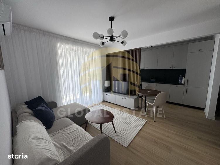 Apartament cu 2 camere semidecomandat în Central
