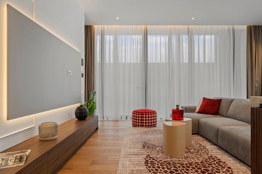 Apartament cu 4 camere semidecomandat, mobilat în Cotroceni